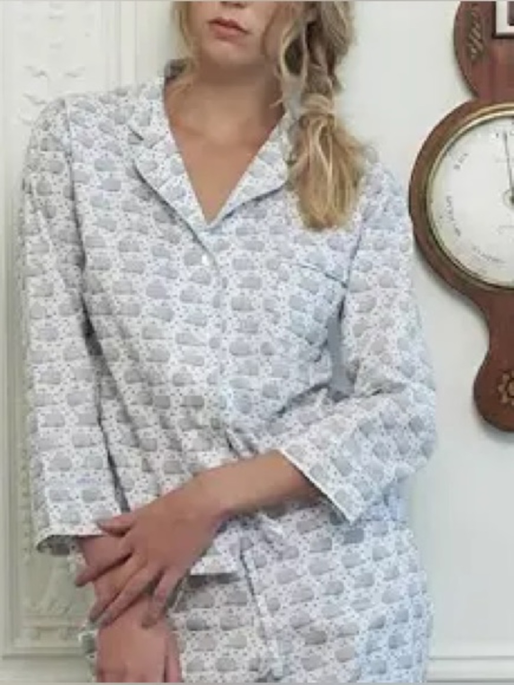 NWT Marigot Lorient Block Print Short Pajama Set